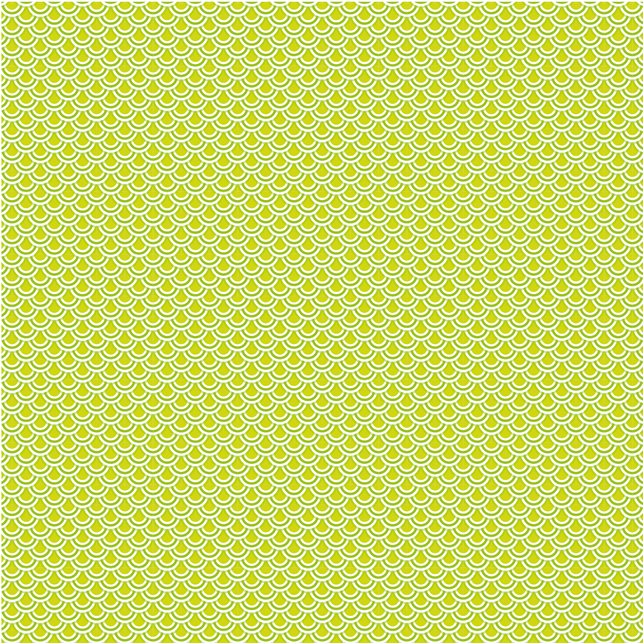 Pattern originale: onde bianche ripetute su una trama verde